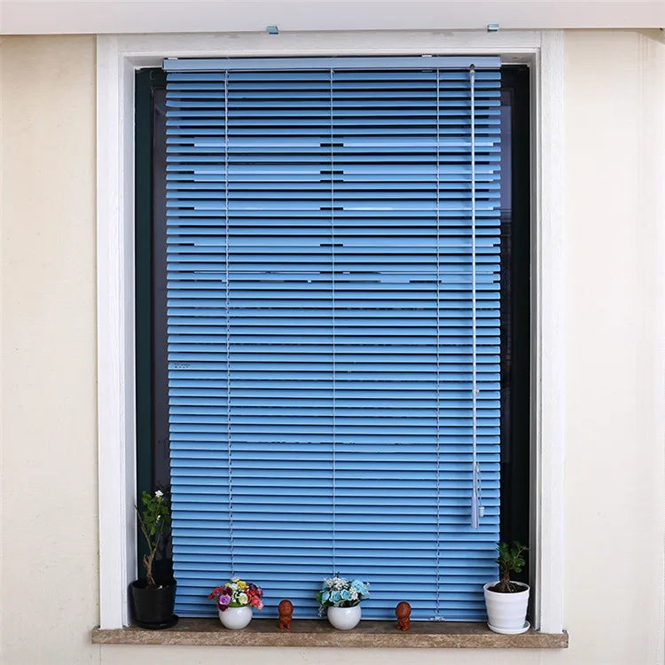 Waterproof Custom Made Built-In 25mm Slats Aluminum Venetian Blinds Motor Window Blinds Machine Anti-UV Durable for Office