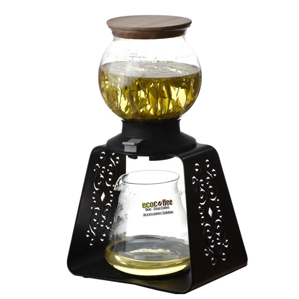 Do New Ice Drip Coffee Maker Set Dutch Style Coffee Tea Maker Cold Brew Coffee Dripper 800ml for Home Travel Office Glass Clear