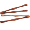 Classical Multi-functional Natural Wood Eco-Friendly Natural Lacquer Bread Tongs