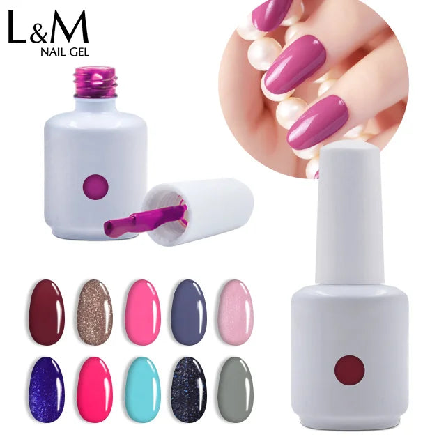 Factory Private Label  Rubber  Base Coat Uv Nails Gel  Rubber Base Coat with Color UV Gel  Polish