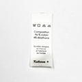 Custom Eco-Friendly Care Labels Sew-On Satin Labels for Clothing with Silk Screen Printing