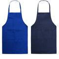 Custom logo Printed Black Promotion Waterproof Polyester 100% Cotton Canvas Kitchen Cooking Chef Aprons with Pockets