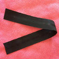 Custom Width Black Bow Tie Ribbons Without Sizes Numberadjustable Neck Tapes for Bow Ties