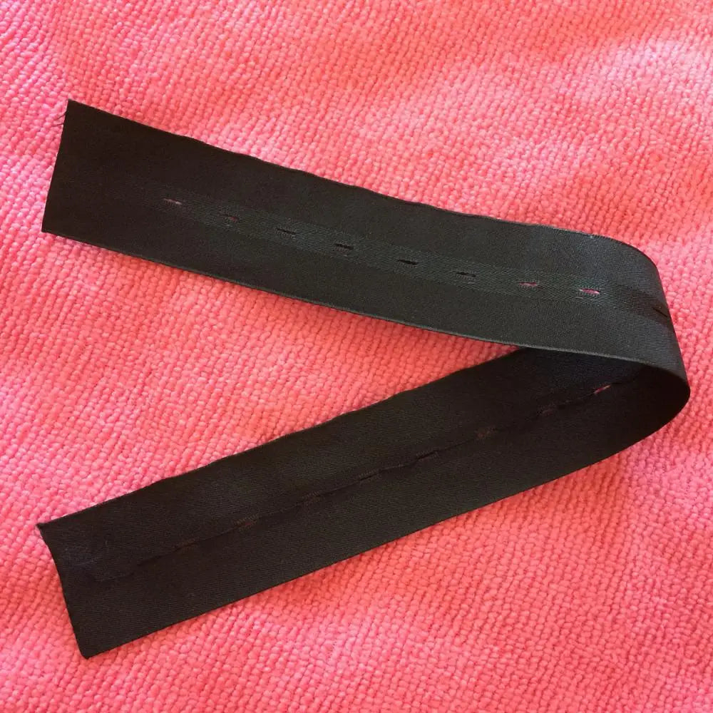 Custom Width Black Bow Tie Ribbons Without Sizes Numberadjustable Neck Tapes for Bow Ties