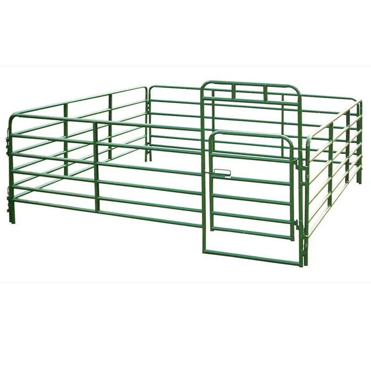 Best Selling Powder Coated Horse Rail Fence for Livestock Farming New Condition for Manufacturing Plants Horse Panel