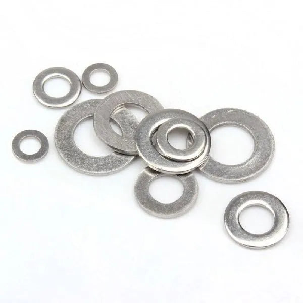 Hardware Fasteners Supplier's Tin-Plated Brass Round Flat Washer Steel Material with Zinc Plated Surface Treatment
