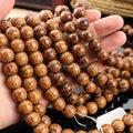 SB0718 8mm 10mm 12mm 14mm 16mm 18mm Natural Coconut Wood Round Beads Loose Wooden Beads for Jewelry Making & DIY Craft