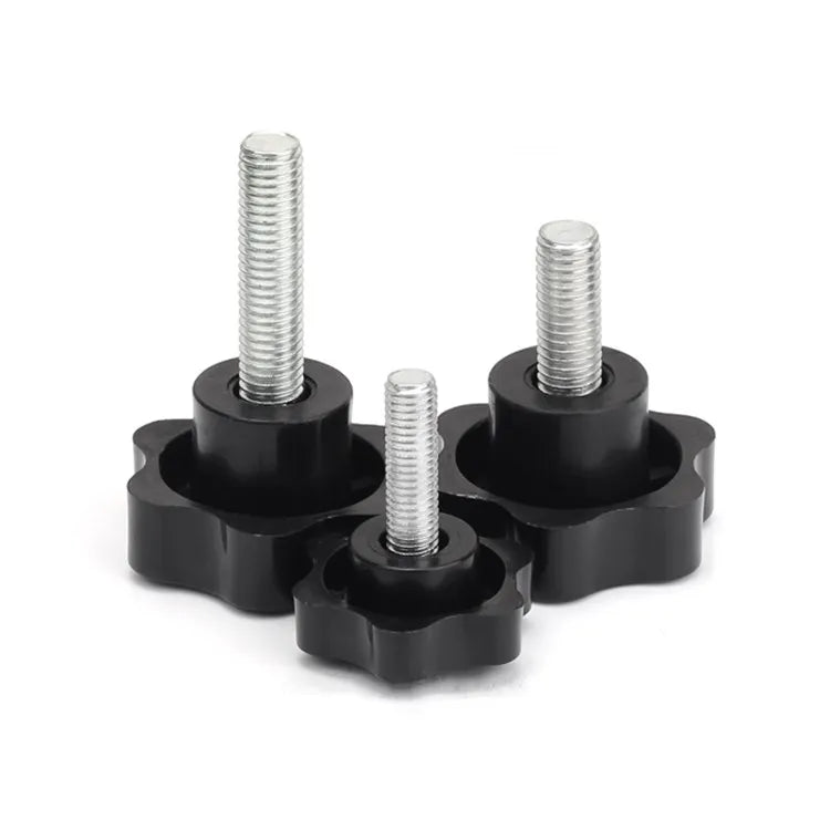 M8 Star Big Head Black Plastic Head Screw Bolt