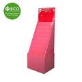 Eco Foldable Modern Display Racks Corrugated Cardboard Greeting Card Holder and Postcard Book