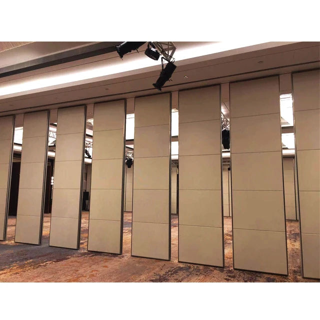 Modern Design Foldable MDF Partition Wall Soundproof Fireproof Eco-Friendly Adjustable for School Hospital Auditorium Flexible