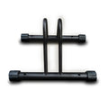 HONGSEN HS-T038 Home Garage Steel Bike Parking Rack for Mountain Bike Gravity Features Black Cycling Storage Ground Parking