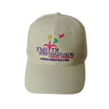 6-Panel Beige Cotton Baseball Caps Sporty Casual Sport Hat with Embroidery