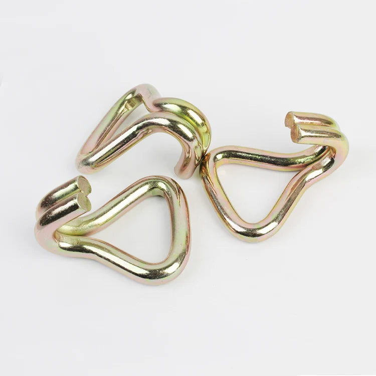 China Customized 2inch Zinc Plated Galvanized Alloy Steel Double J Wire Pegboard Hook 5T with Box and Bag Packaging