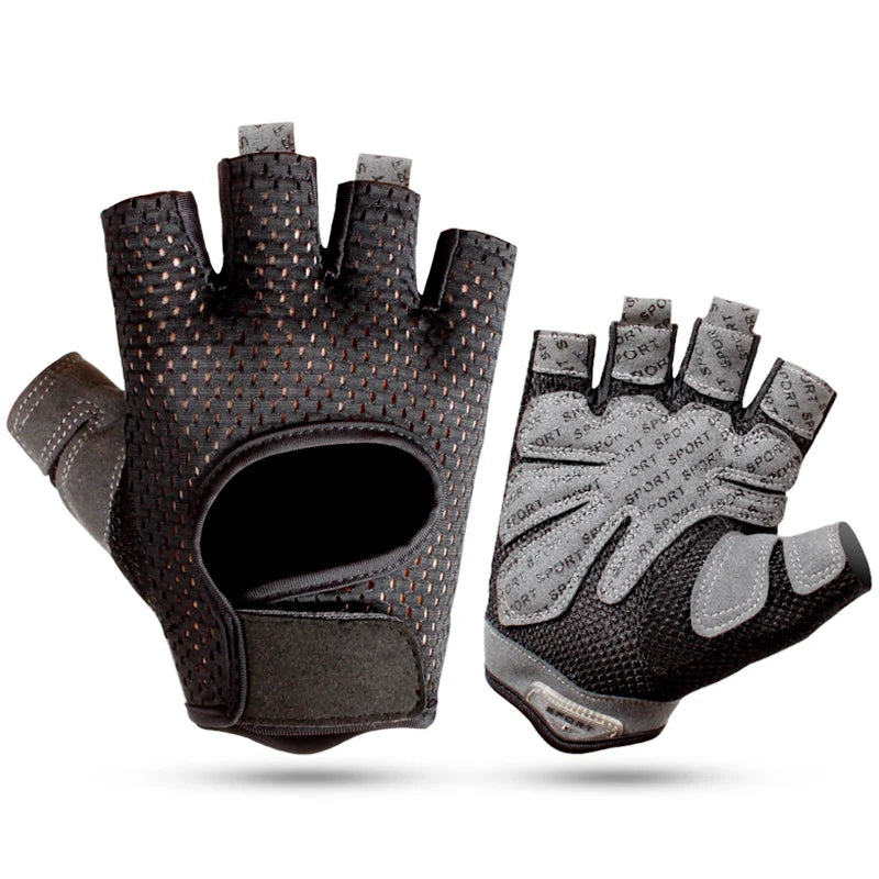 Wholesale Summer Men Breathable Body Building Weight Lifting Gym Gloves