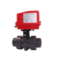 PVC Shut off Ball Valve CTF-002 20mn AC220v 2 Way Motorized PVC Shut off Ball Valve With Electric Actuator