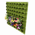 25 Pockets Vertical Garden Pots Large Vertical Garden Planter Indoor Decorative Green Wall Module Vertical Garden