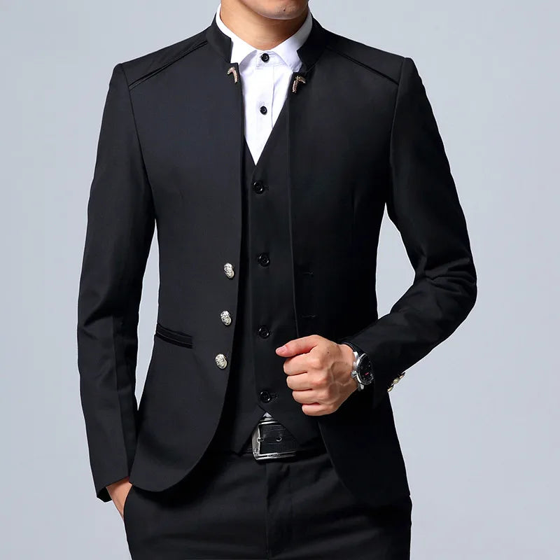 2025 New Design Classic 3 Pieces Men Suit for Business Wedding All Years ZYL44