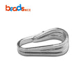 Beadsnice Snap-on Pendant Bail 925 Sterling Silver Pendatn Connector ID27435