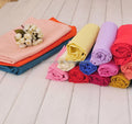 Factory Direct Smooth Soft Stretch 100D Polyester Spandex Chiffon Fabric Dyed Solids for Girls' Dresses Cheap Price