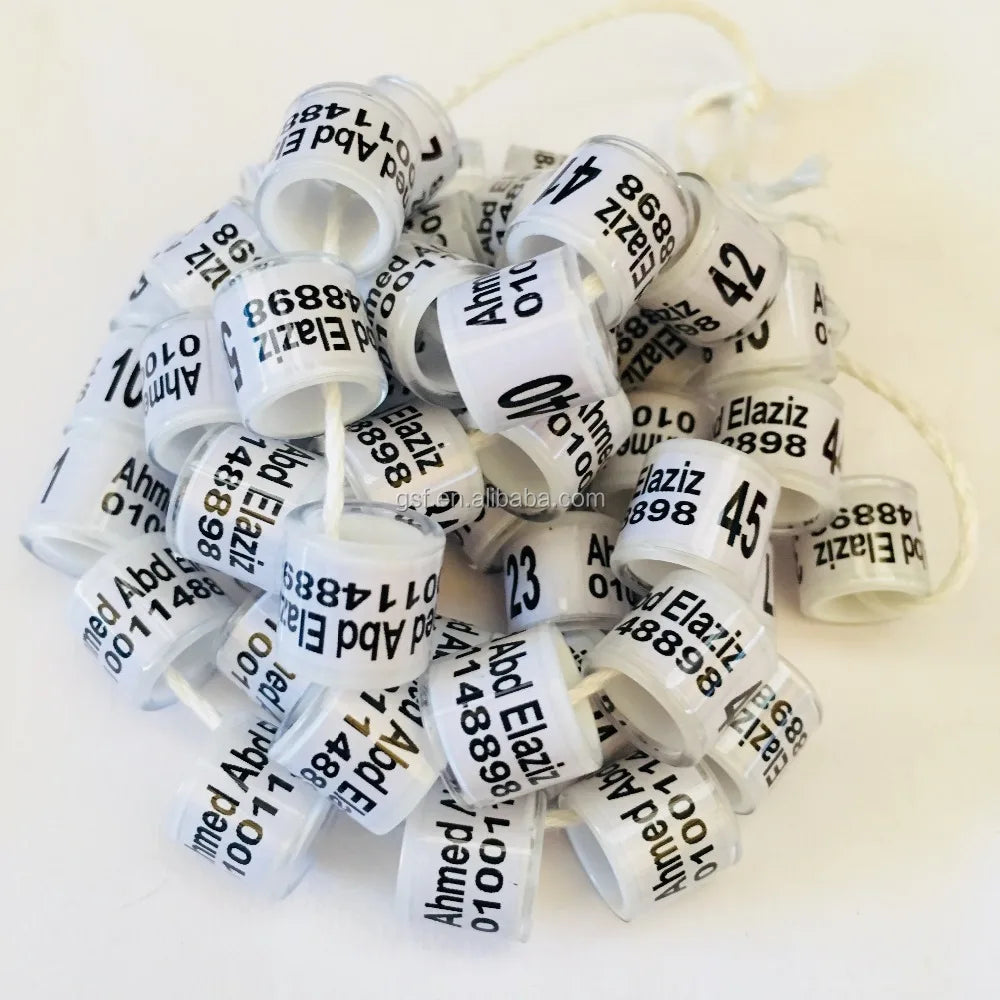 Plastic Combination Bands for Homing /racing Pigeon Leg Ring