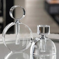 Creative Custom Crystal Perfume Bottles Clear Glass Fancy Oud Oil Bottle for Sales