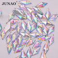 10*22mm Crystal AB Resin Flatback Rhinestone Applique Rhombus Crystal Stones for DIY Crafts