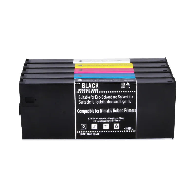 Ocbestjet for Roland UV Compatible Ink Cartridge With Full 220ML UV Ink and Chip for Roland Versa LEC-540 LEC-330 LEC-300