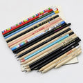 Customized Logo Printing Round Hexagon HB Pencils & School Pencil Loose Standard Pencils Wood OEM Promotional Gift Office Black