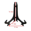 5" Plastic Holder Clear/Black Color Art Display Easel Stand for Dish/Photo Frames