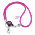 Retractable Nylon Reels Key Chains Lanyards Neck Straps Band Washable for ID Badge Holder for Business School Events