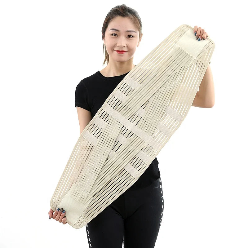 Outdoor Fitness Running Waist Support Belt for Body Shaping Steel Plate Support Belt Breathable Pressure Male and Female Abdomin