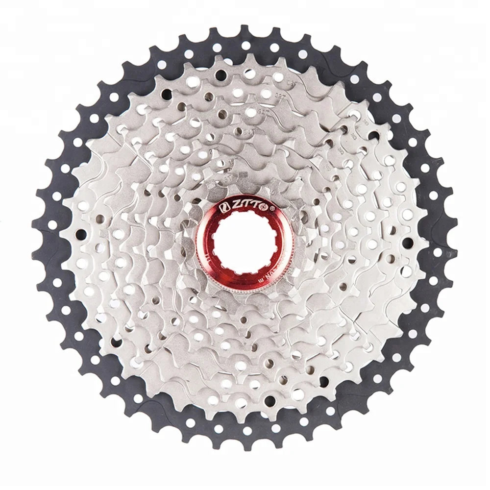 ZTTO MTB Mountain Bicycle Parts Flywheel 10 Speed Cassette 11-42T Sprockets Wide Ratio Durable Bike Freewheel