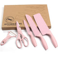 5 Pcs Kitchen Knife Set With Exquisite Gift Box
