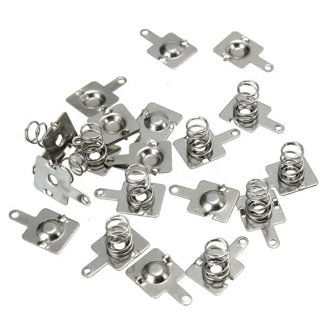 Custom Manufacturer Spring Steel Battery Contact AA AAA Battery Spring Contact