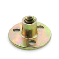 Female Thread Round Base Nut Brad Hole Tee Nut with Two Three Holes