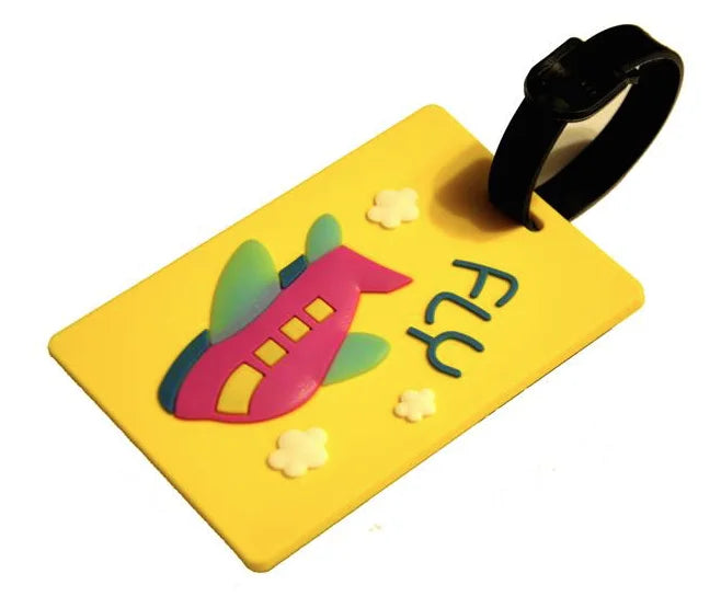 Custom PVC Plastic Bag Tag Travel Silicone Luggage Tags Plastic Number Silicone Bag Tag