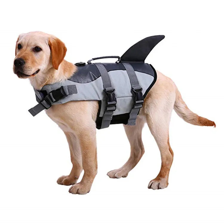 Best Quality Shark Shape Life Jacket for Dog Outdoor Pet Life Vest