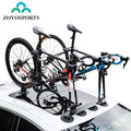 Custom Logo Aluminum Car Roof Bicycle Rack with Cycling Storage Bag Bike Carrier Suction Cup Rack for 3 Bikes