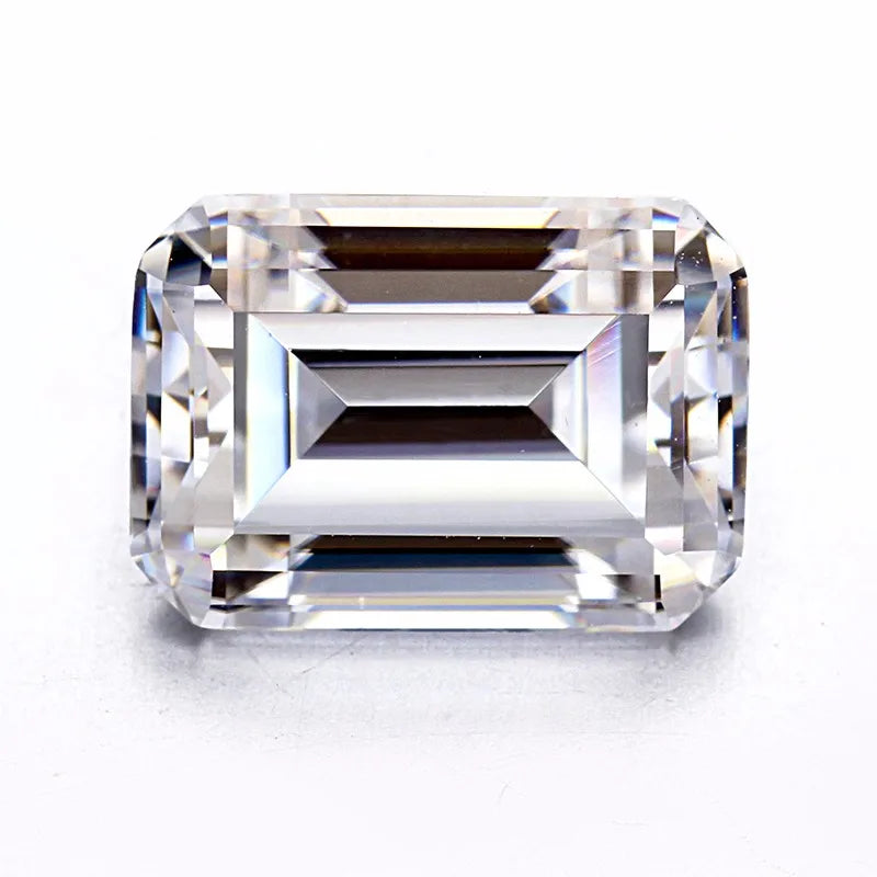 Starsgem Company Wholesale 8*10mm Moissanite VVS1 Clarity 4 Carat Emerald Cut Moissanite