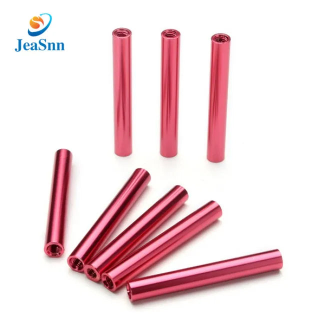 OEM Long Standoff Spacers M8 32mm 35mm Aluminum Standoff Spacer Red Anodized M2 Round Standoff