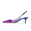 2019 Classical Big Size Chaussure Femme Kitten Heels Jelly Shoe Sexy Women Heels Slingback Lady Footwear Shoes