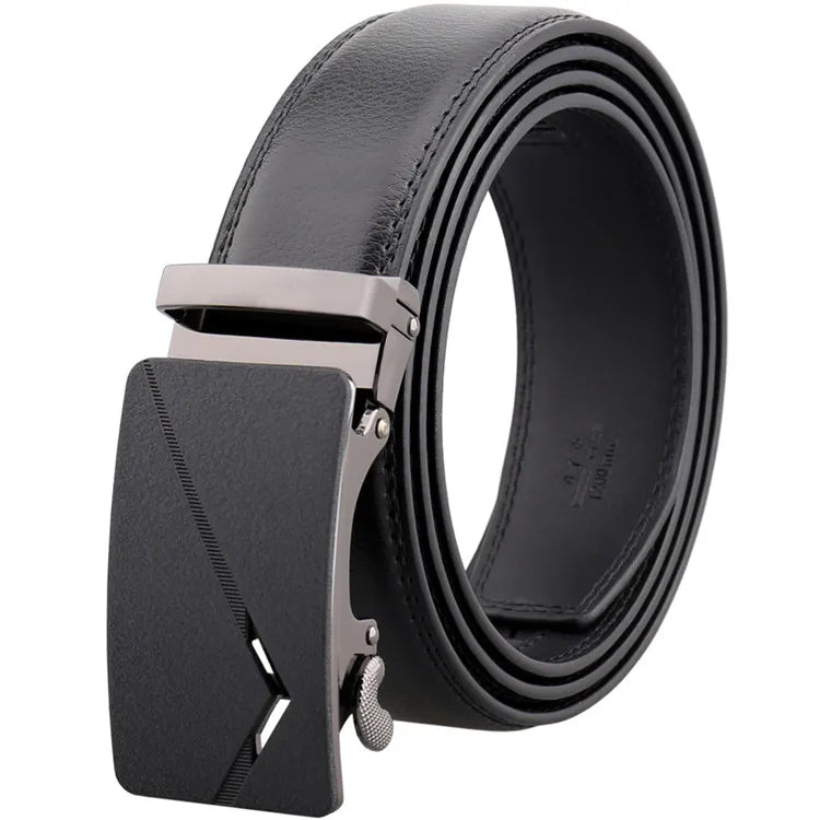 Men Ratchet Buckle Only Belt Buckle Replacement Nickel Free Buckle and Adjustable Belt Fashion