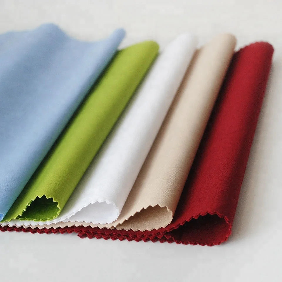Characteristic Uses CVC 55% Cotton 45% Polyester Poplin Fabric for Uniform Shirt