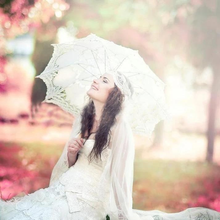 Lace umbrella Parasol Fancy Umbrella Fashion Hot Sale Wedding Umbrella
