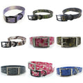 Wholesale Custom Eco-Friendly Durable Nylon Pet Collar Cold Pattern Printed Dog Collar with Resistant Plastic Ribbons and Lights