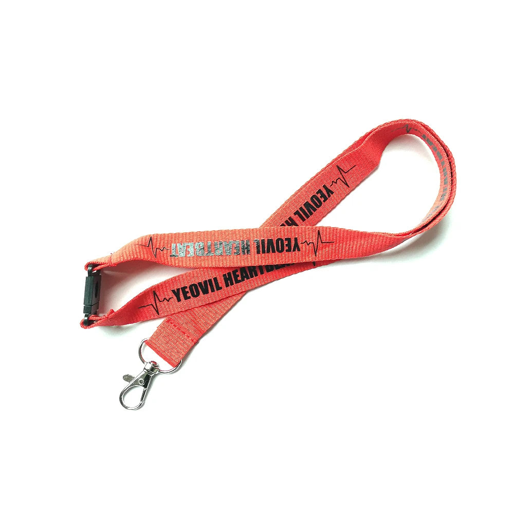 Custom PMS Color Polyester Lanyard with Silk Screen Printing on 1 or 2 Sides for Promotional Use ShinyFans SF-6666