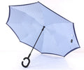Inverted Reverse Upside Down Umbrellas with C-Shaped Handle Waterproof Anti-UV Rain Umbrella for Women and Men Umbrella