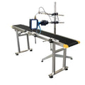 Portable Hand-held Laser Code Printer/ Batch Expiry Date Printing Machine with Conveyor and Stand for Sale
