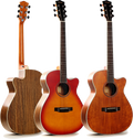 Best Manufacturer Discount 40inch Solid Wood Electric Pickup Semi Acoustic Guitar