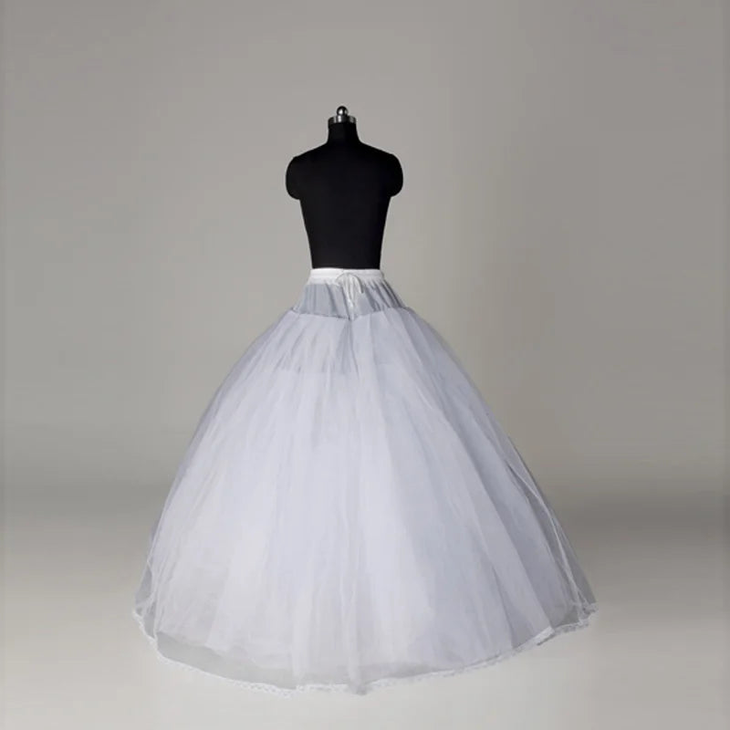 Under Wear Underskirt No Hoops 8 Layers Tulles Petticoat for Ball Gown Puffy Wedding Dress Bridal Gown MPB4